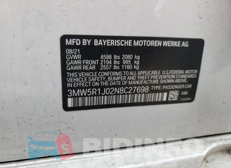 3MW5R1J02N8C27698 Photo# 12