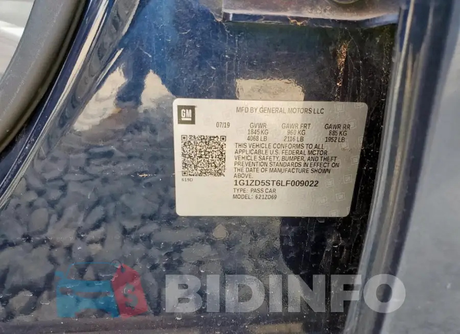 1G1ZD5ST6LF009022 Photo# 12