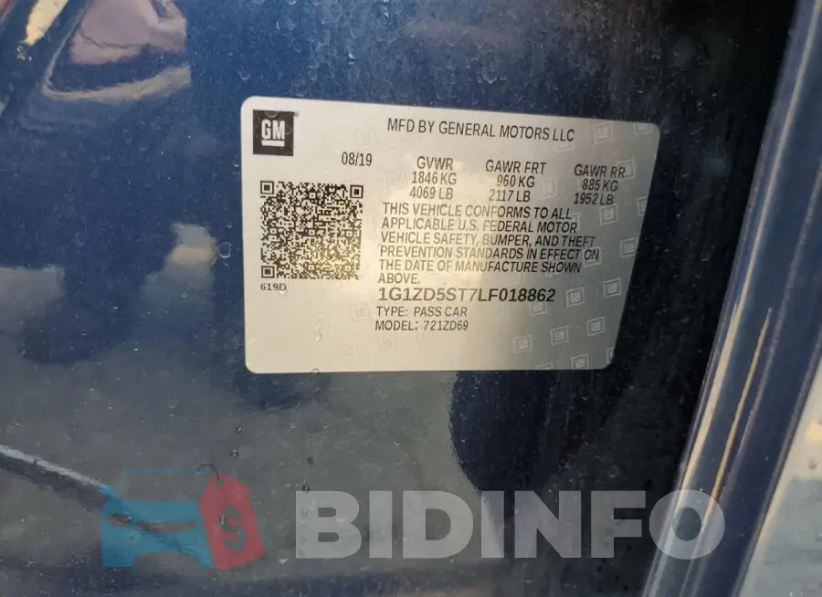 1G1ZD5ST7LF018862 Photo# 12