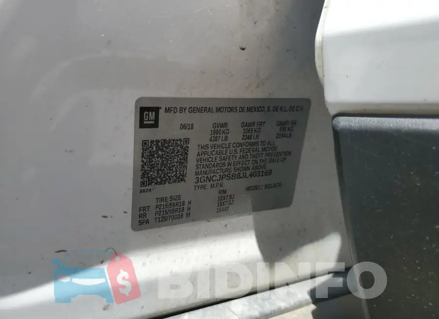 3GNCJPSB8JL403169 Photo# 13
