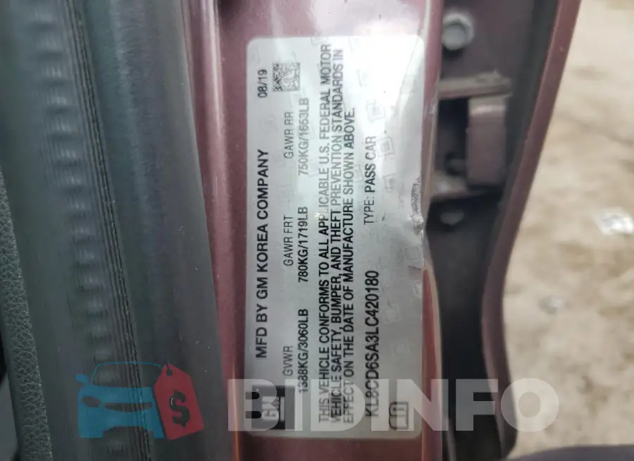 KL8CD6SA3LC420180 Photo# 12