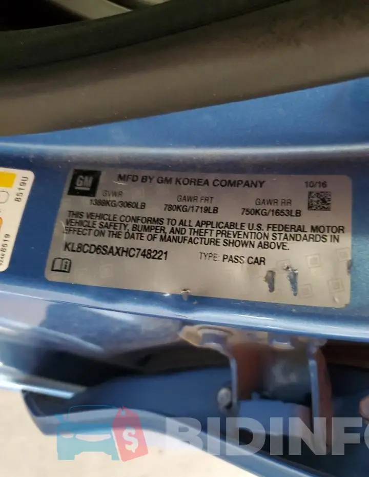 KL8CD6SAXHC748221 Photo# 12