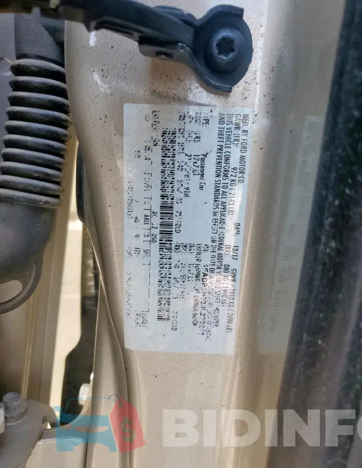 1FADP3H20JL229241 Photo# 12