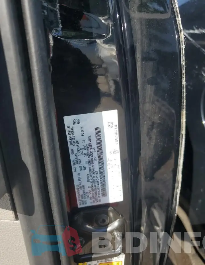 1FTEX1EP4GFD61557 Photo# 12