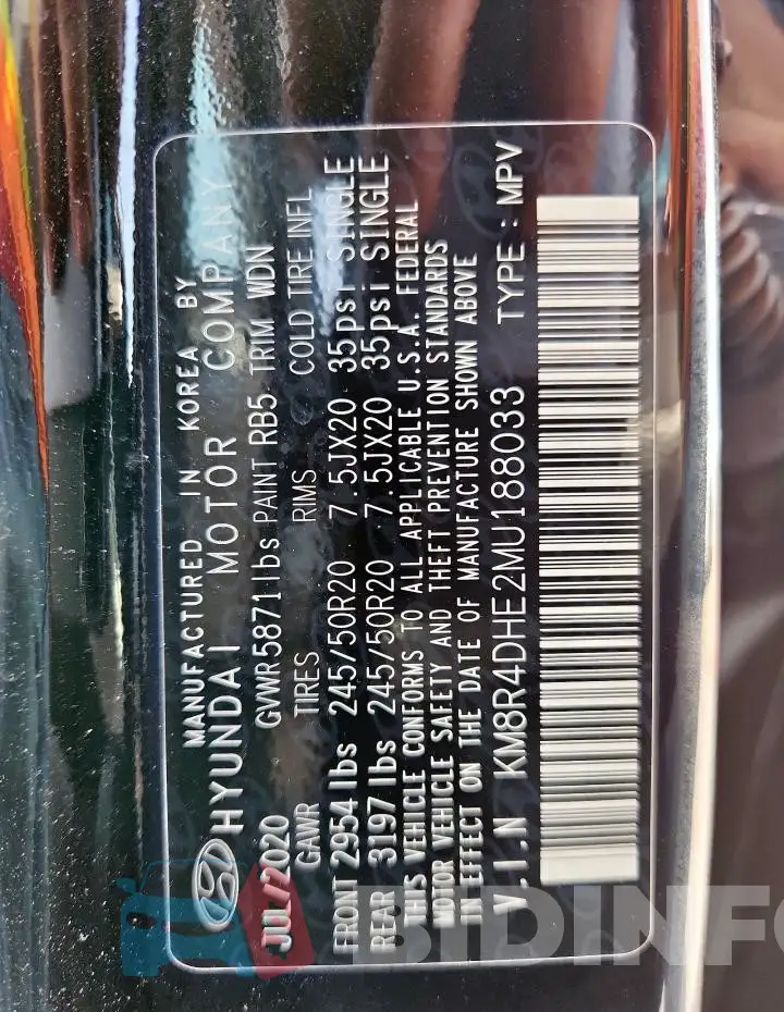 KM8R4DHE2MU188033 Photo# 14