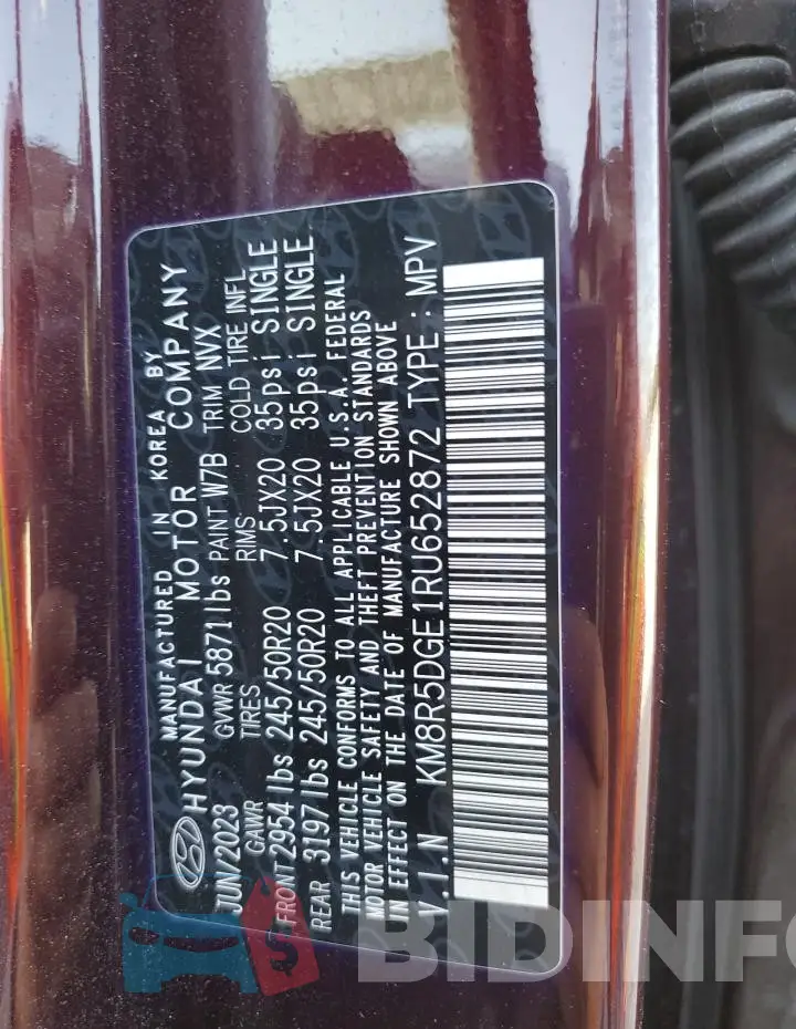 KM8R5DGE1RU652872 Photo# 14
