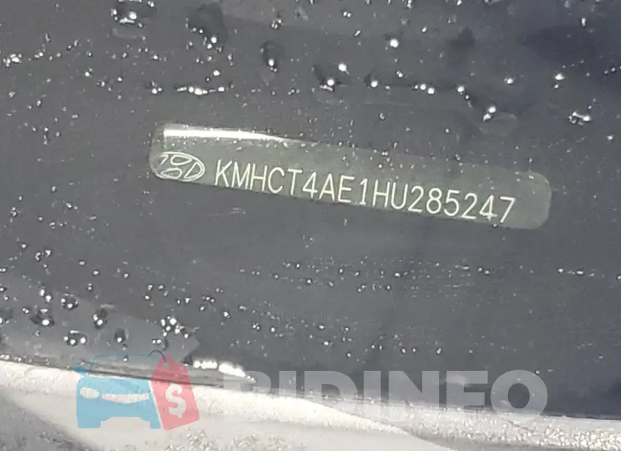 KMHCT4AE1HU285247 Photo# 12
