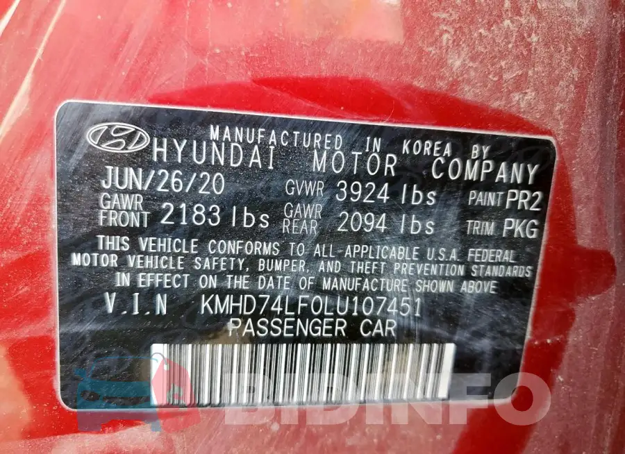 KMHD74LF0LU107451 Photo# 12