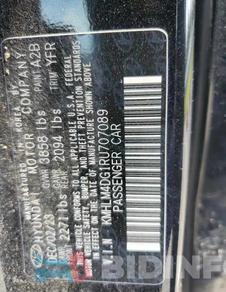 KMHLM4DG1RU707089 Photo# 12