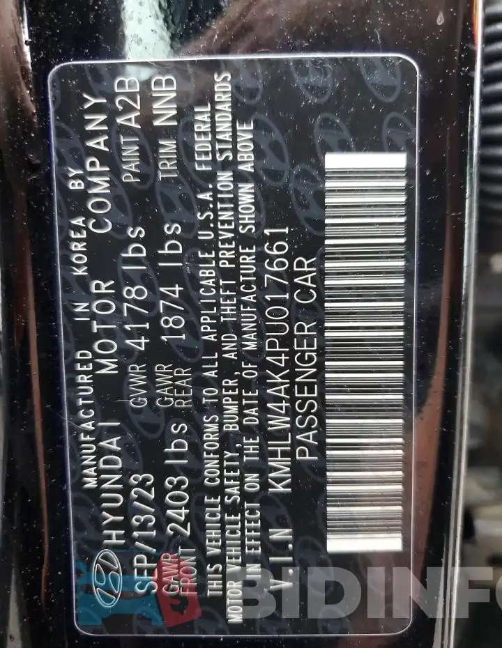KMHLW4AK4PU017661 Photo# 12