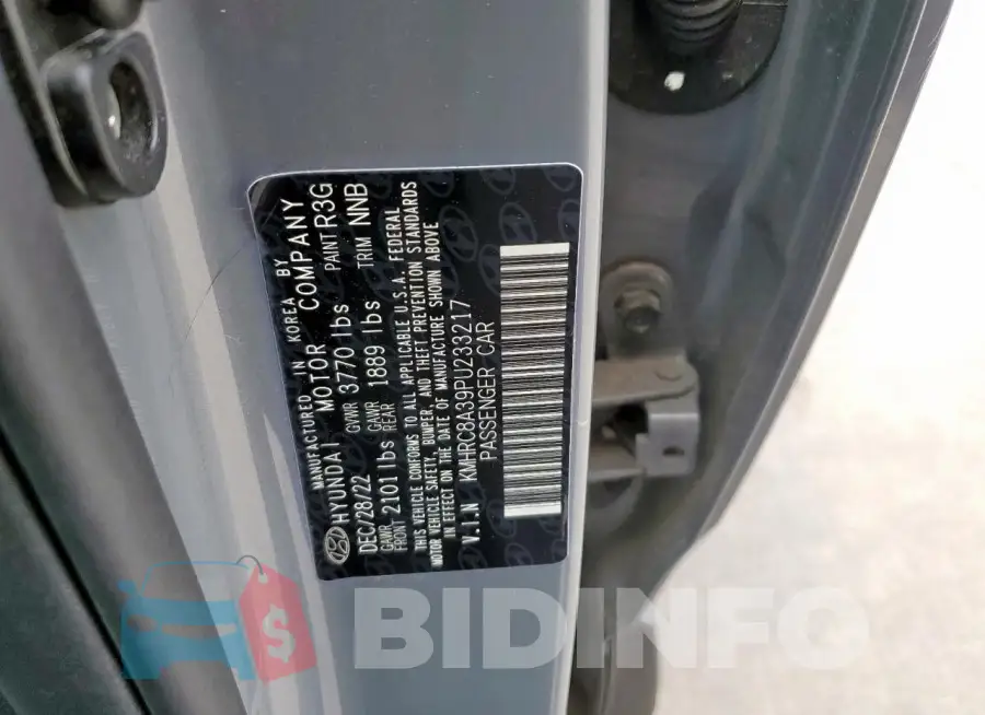 KMHRC8A39PU233217 Photo# 12