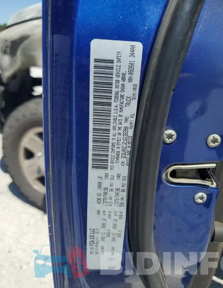 3C6UR5CJ2JG126390 Photo# 12