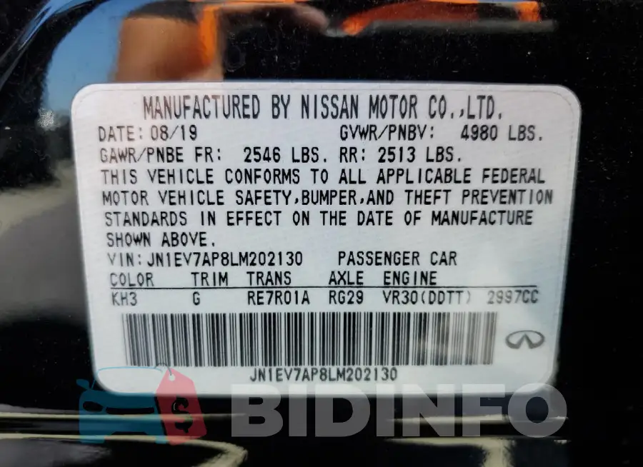 JN1EV7AP8LM202130 Photo# 12