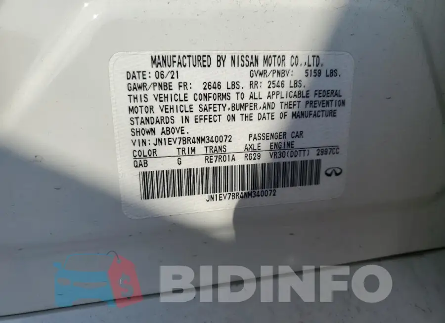JN1EV7BR4NM340072 Photo# 13