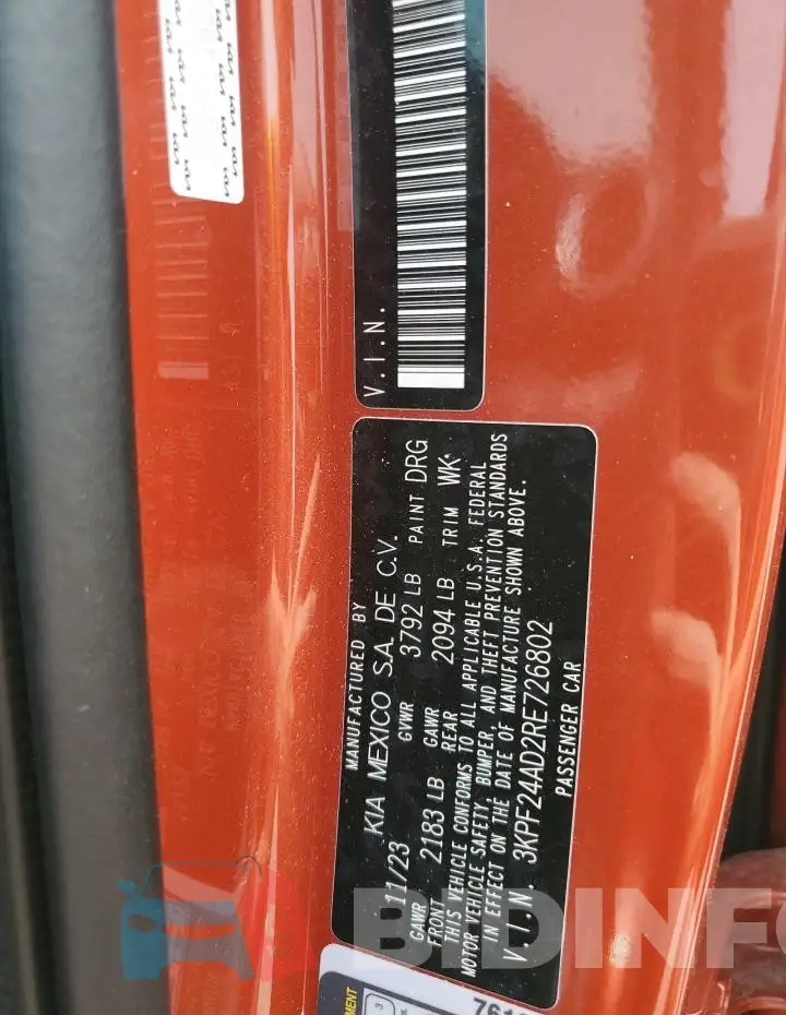 3KPF24AD2RE726802 Photo# 12