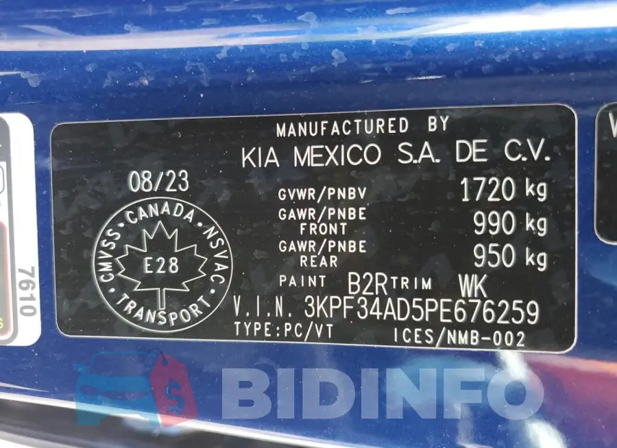 3KPF34AD5PE676259 Photo# 12