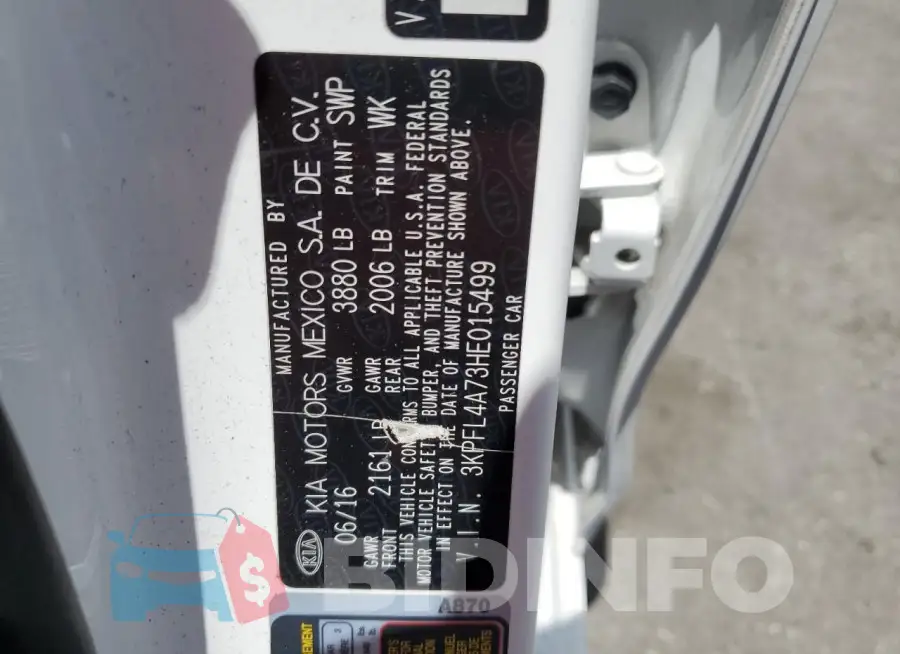 3KPFL4A73HE015499 Photo# 12