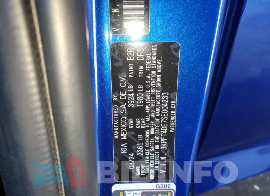 3KPFT4DE7SE004233 Photo# 13