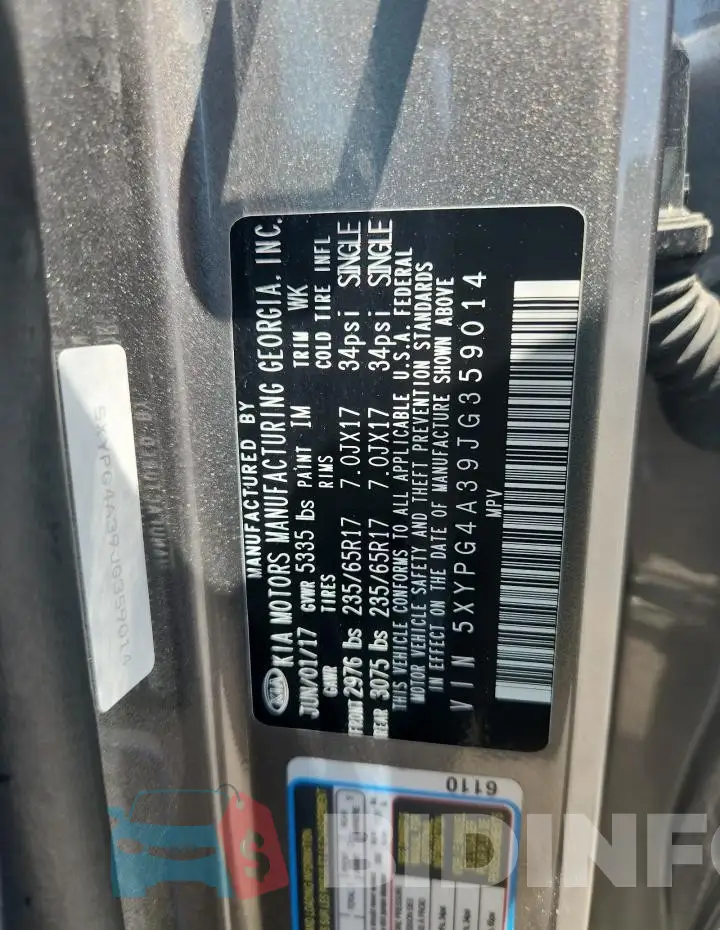 5XYPG4A39JG359014 Photo# 13