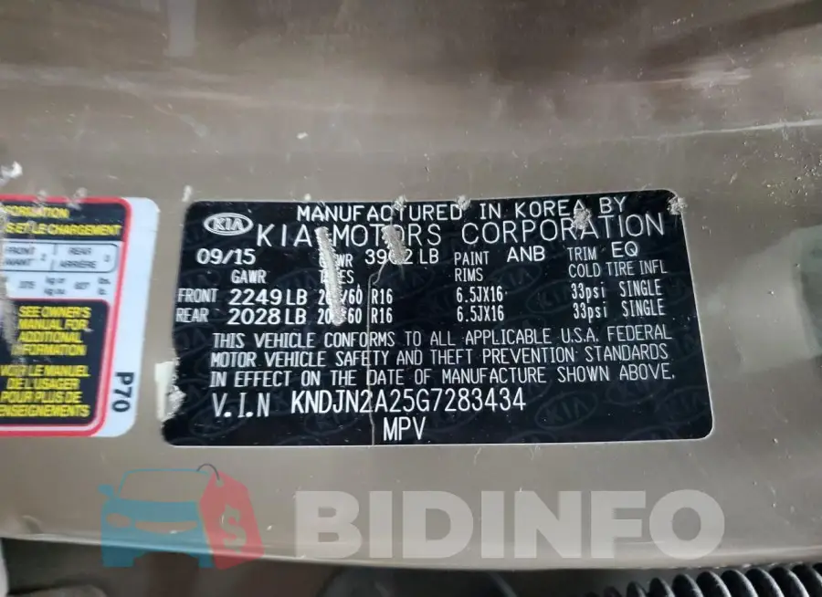 KNDJN2A25G7283434 Photo# 12