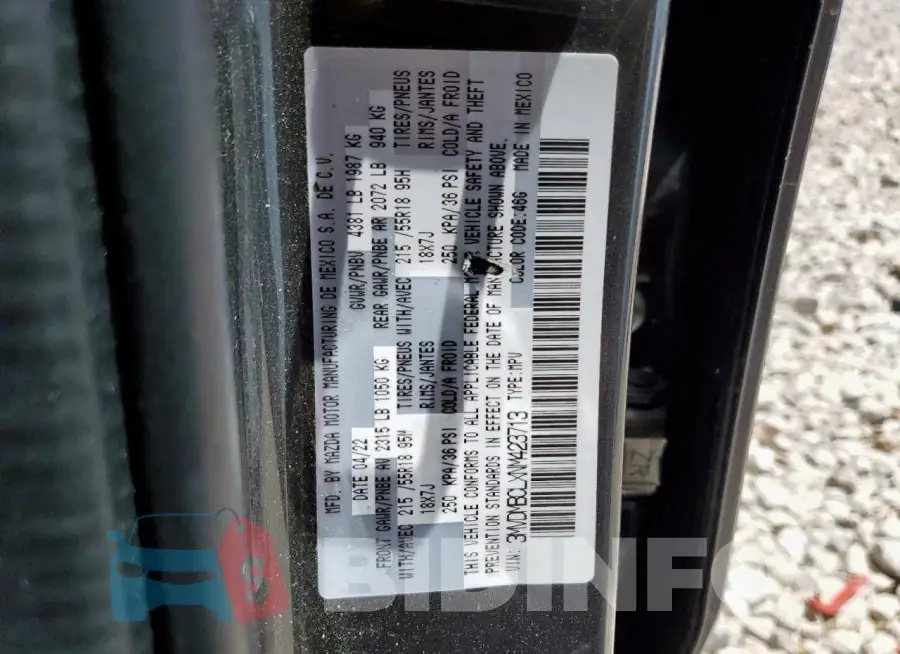 3MVDMBCLXNM423713 Photo# 13