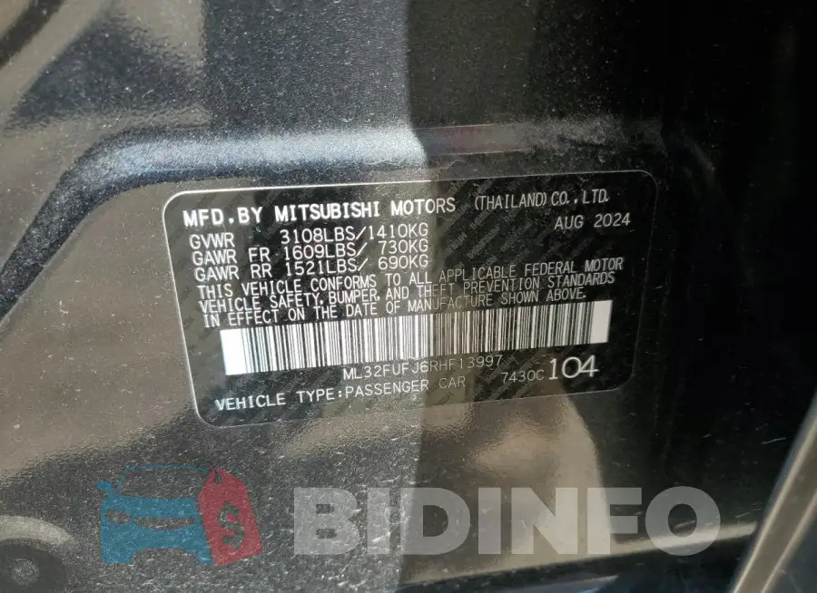 ML32FUFJ6RHF13997 Photo# 12
