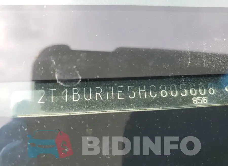 2T1BURHE5HC805608 Photo# 13