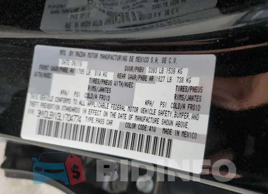 3MYDLBYV3LY704774 Photo# 12
