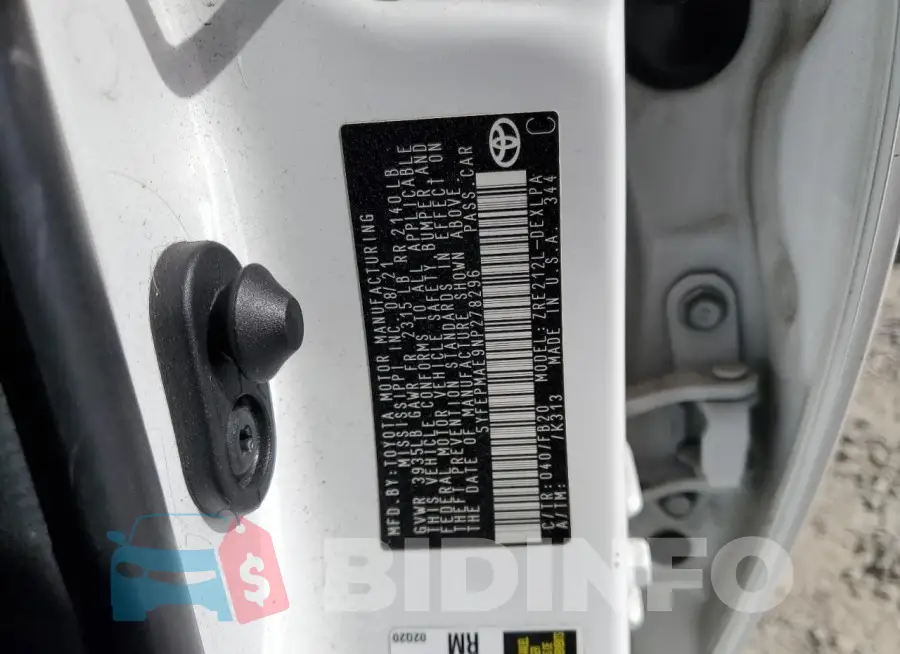 5YFEPMAE9NP278296 Photo# 13