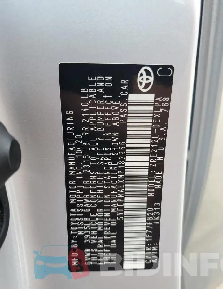 5YFEPMAEXMP182966 Photo# 12