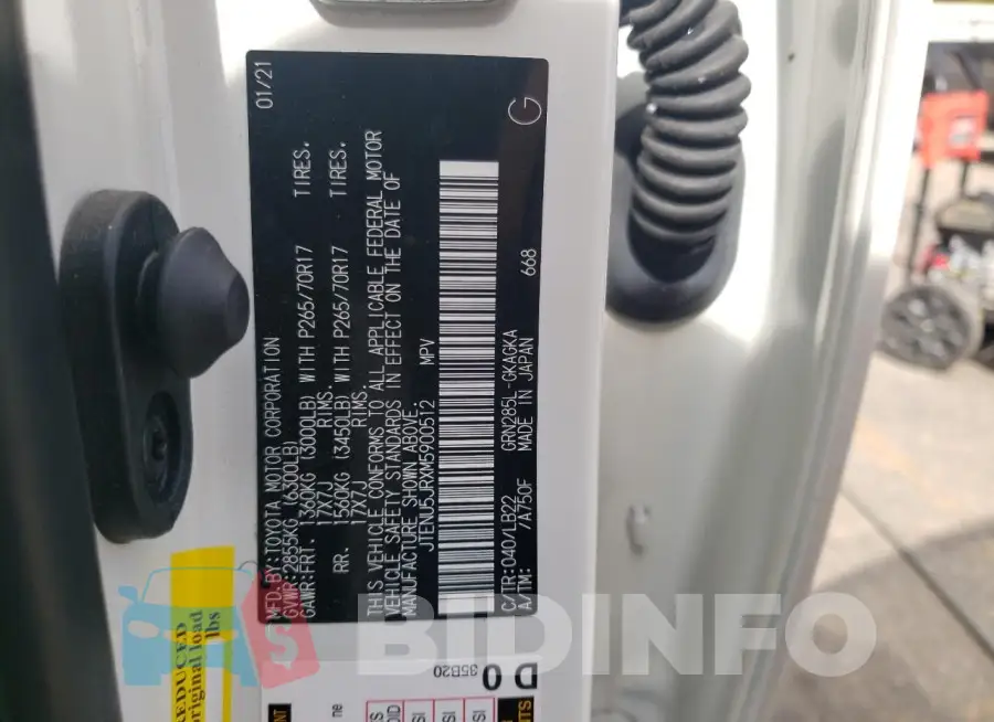 JTENU5JRXM5900512 Photo# 14