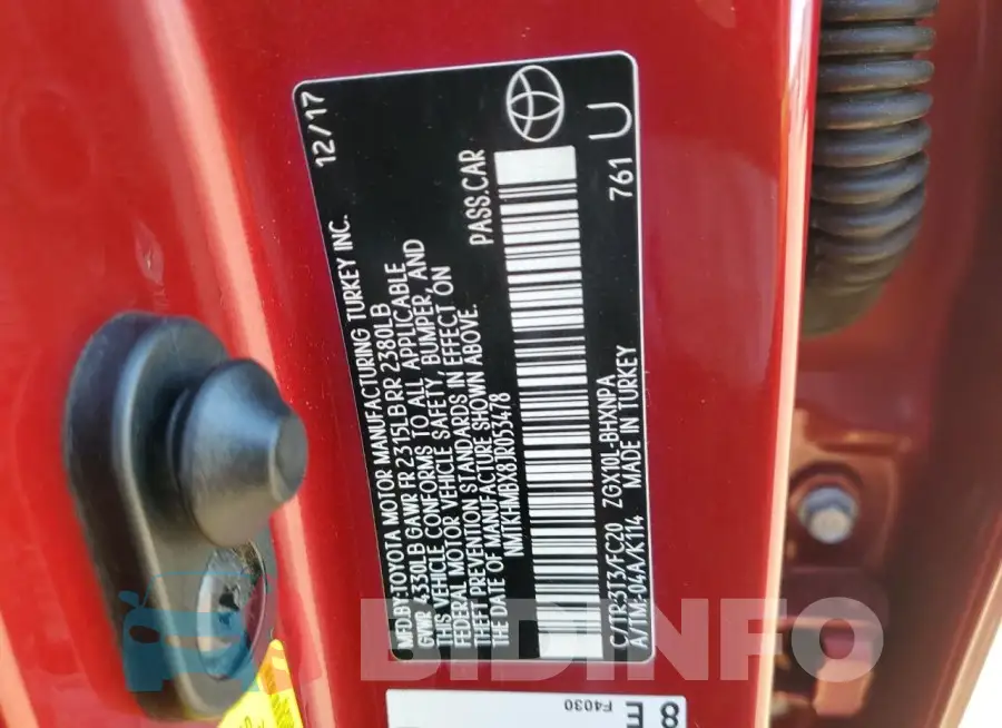 NMTKHMBX8JR053478 Photo# 12