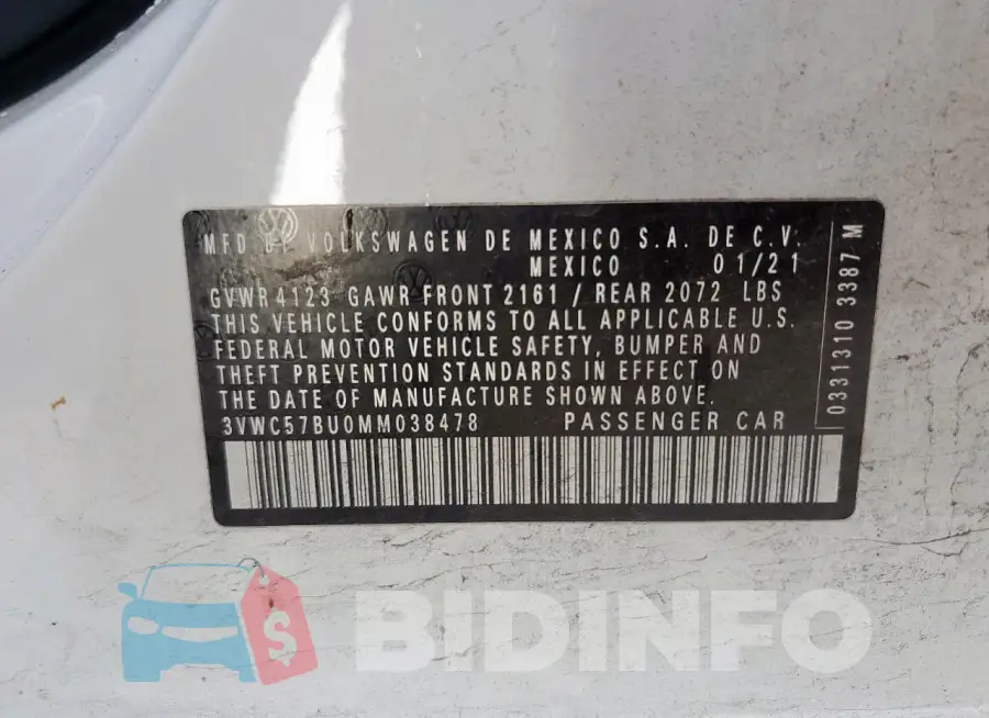 3VWC57BU0MM038478 Photo# 12