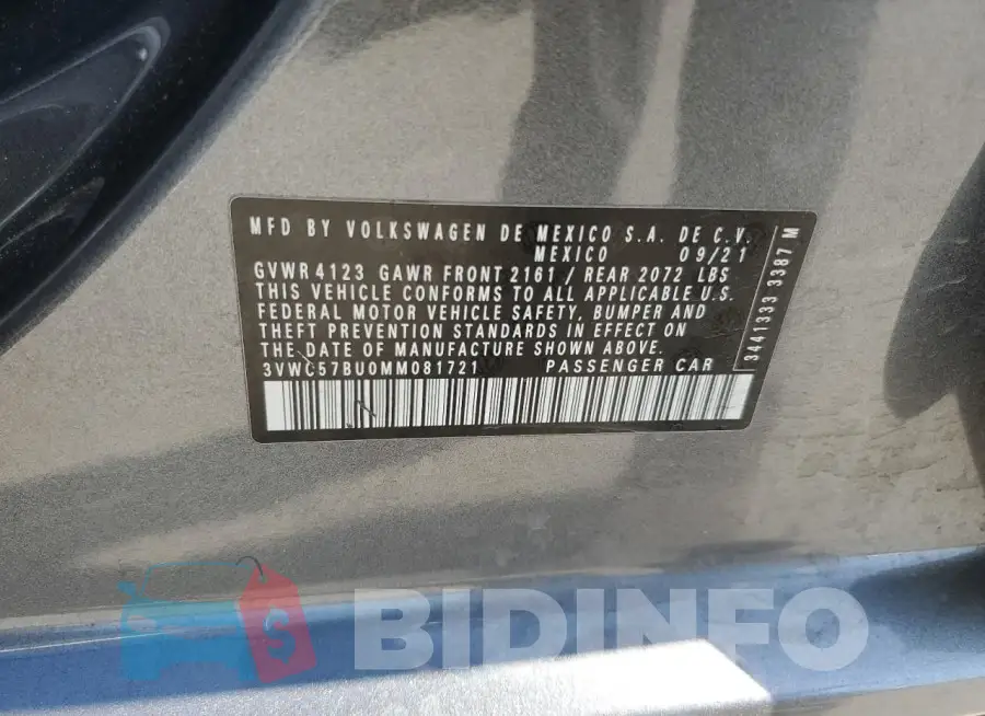 3VWC57BU0MM081721 Photo# 12
