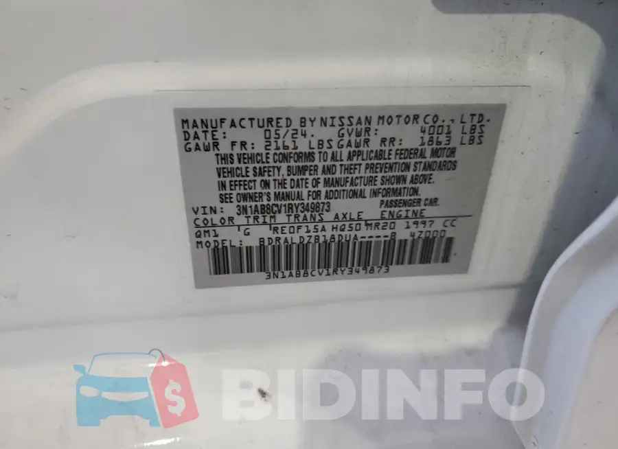 3N1AB8CV1RY349873 Photo# 12