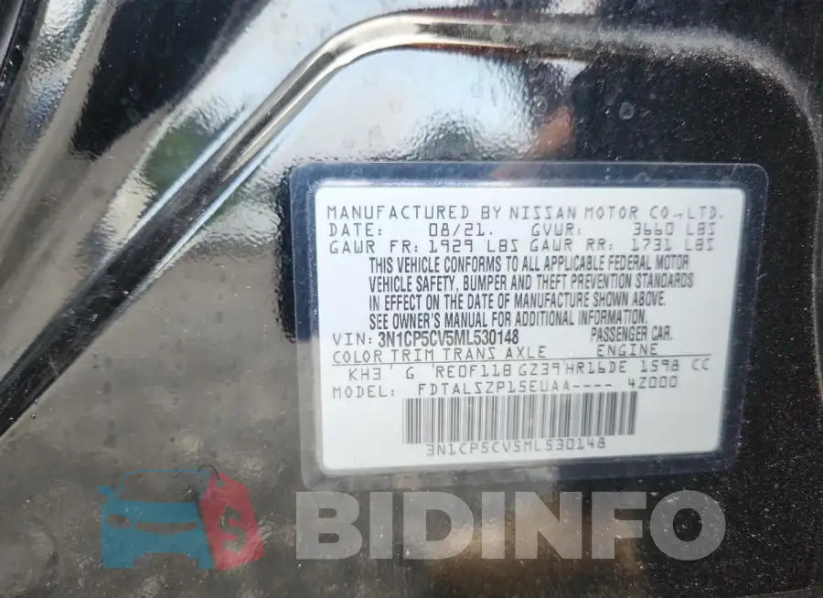 3N1CP5CV5ML530148 Photo# 13