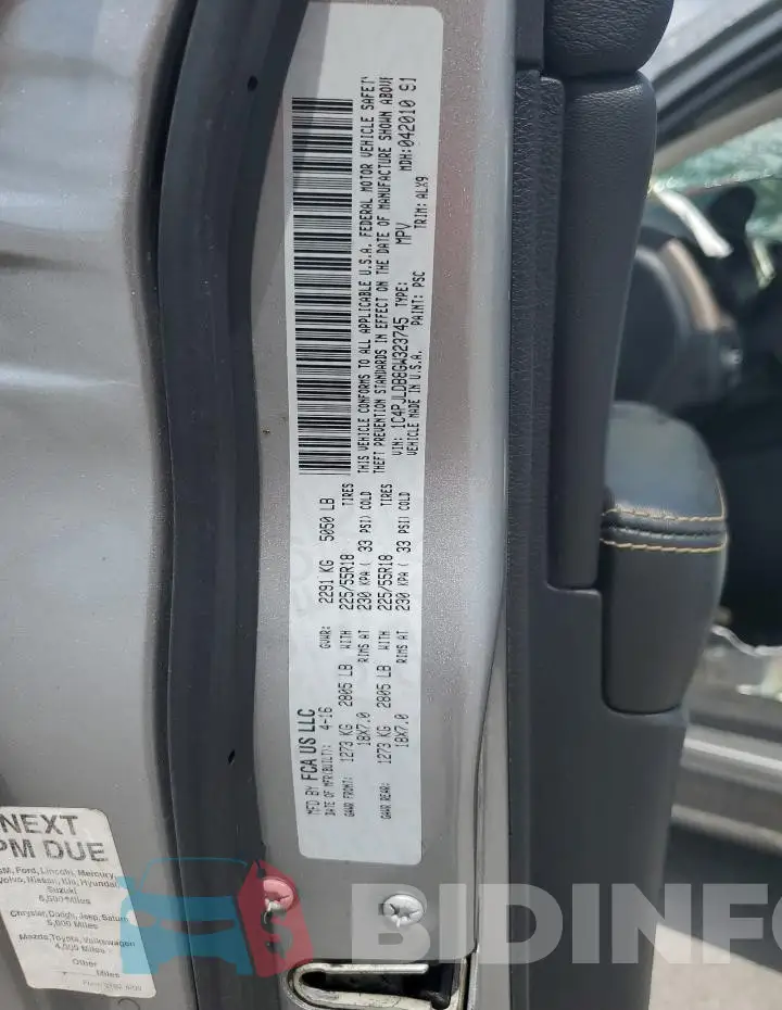1C4PJLDB8GW323745 Photo# 13