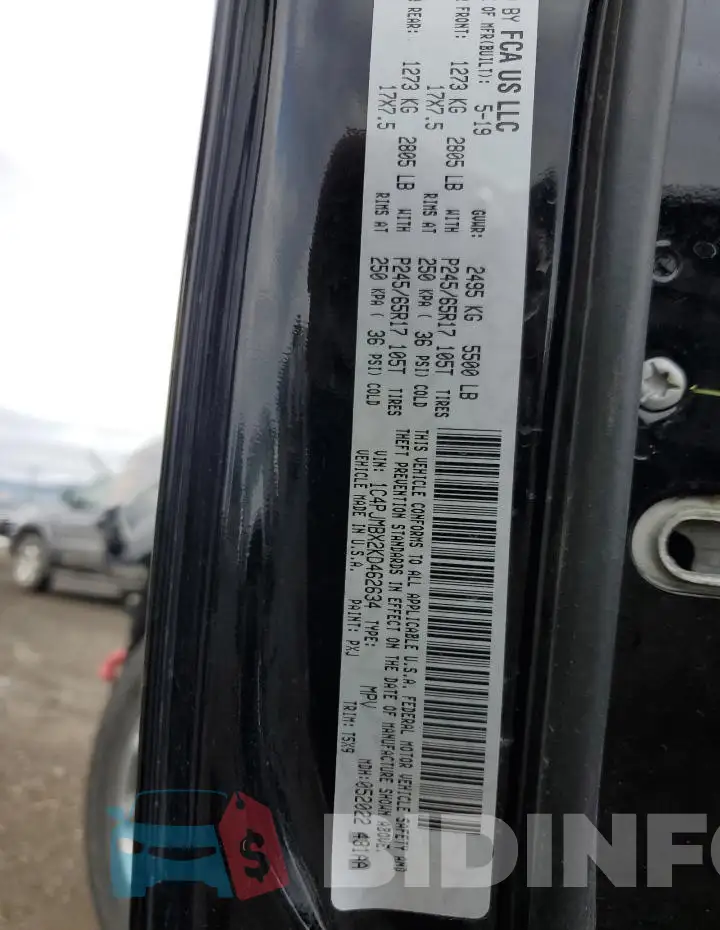 1C4PJMBX2KD462634 Photo# 14