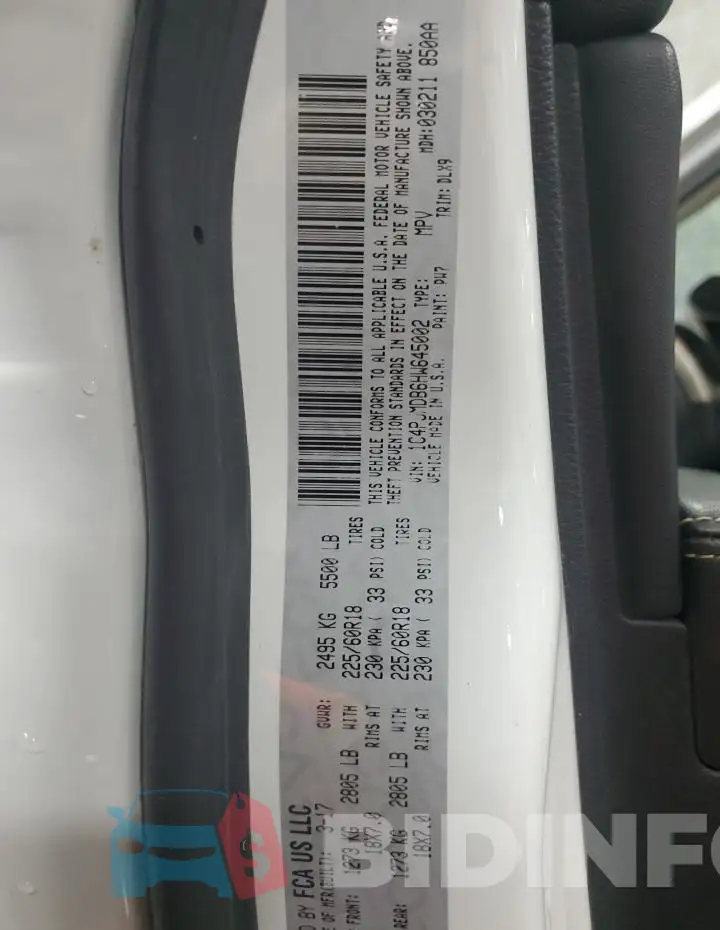 1C4PJMDB6HW645002 Photo# 13
