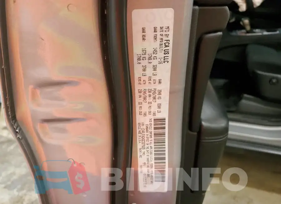 1C4RJFAGXGC327629 Photo# 13
