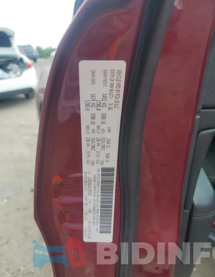 1C4RJFAGXGC355513 Photo# 13