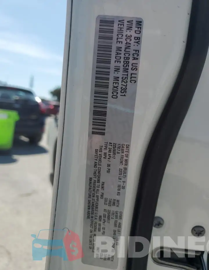 3C4NJCBB5MT527351 Photo# 13