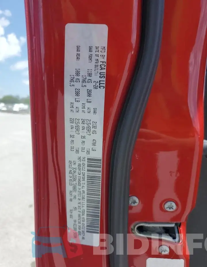 3C4NJDDBXLT208691 Photo# 14