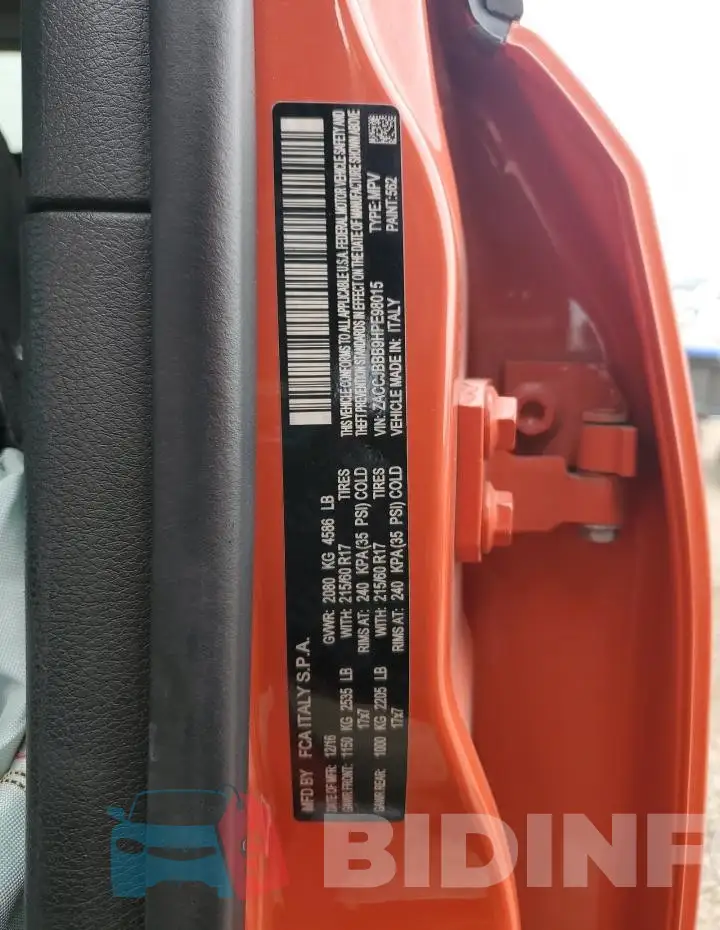ZACCJBBB9HPE98015 Photo# 14