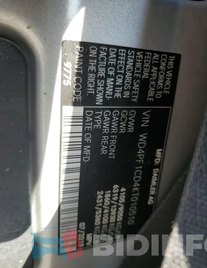 WD4PF1CD4KT010510 Photo# 14