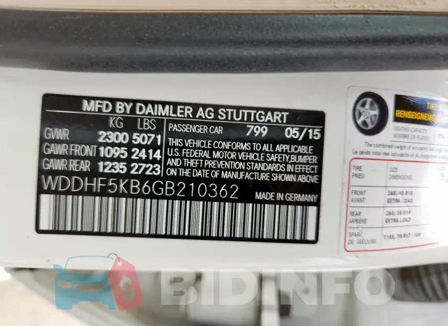 WDDHF5KB6GB210362 Photo# 12