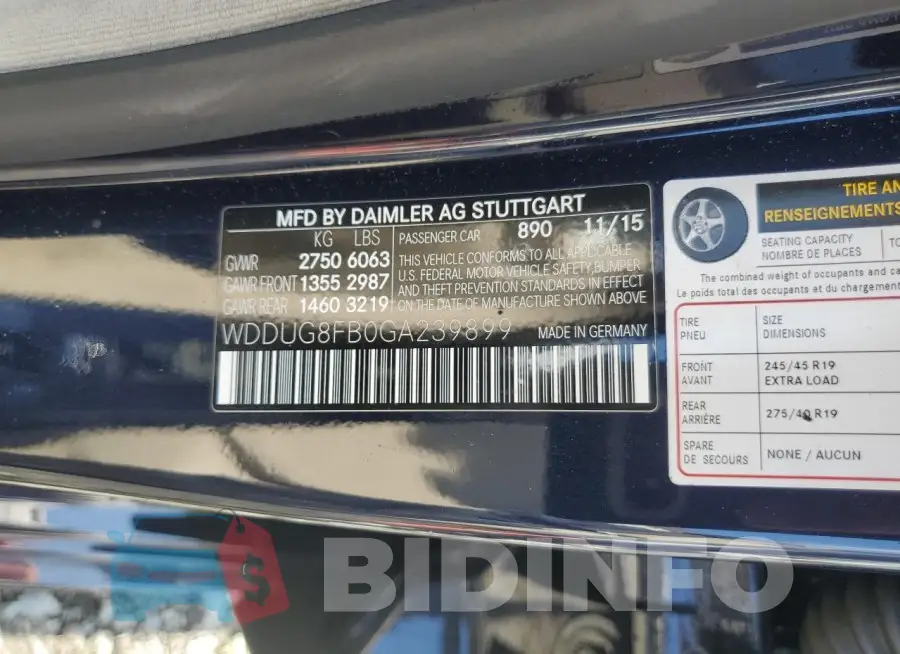 WDDUG8FB0GA239899 Photo# 12