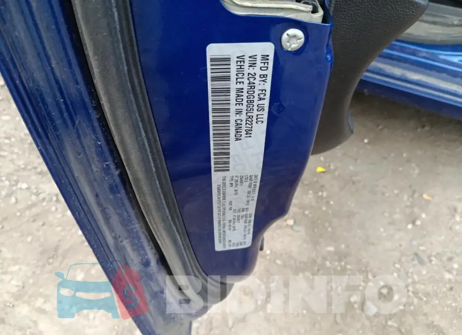 2C4RDGBG5LR227841 Photo# 12