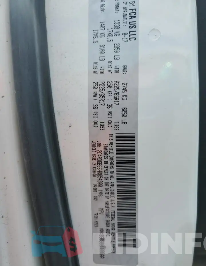 2C4RDGBG6HR854300 Photo# 13