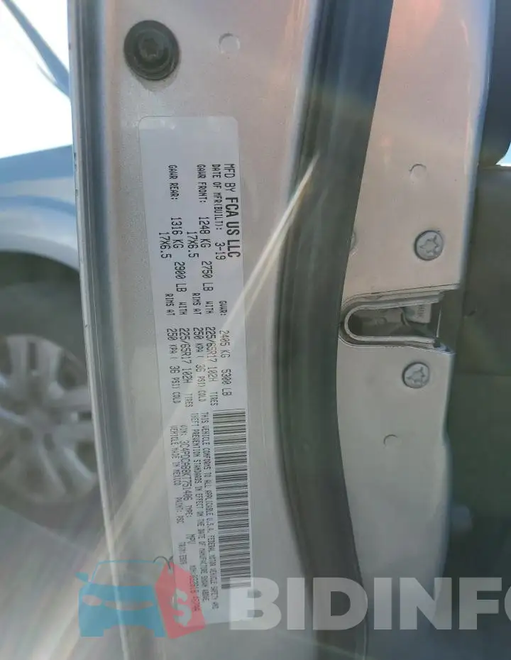 3C4PDCAB8KT751406 Photo# 14